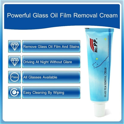 🎊 Car Glass Oil Film Cleaner ♻Safety and Long-term Protection♻