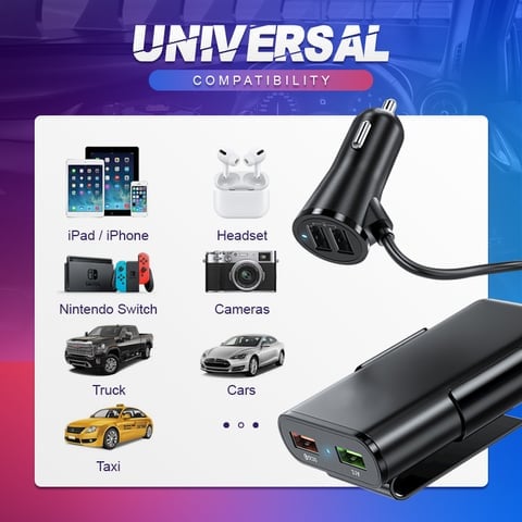 OFF Four Ports Car Fast Charger
