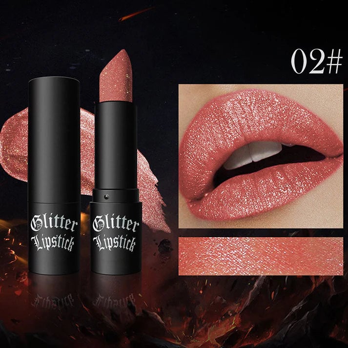 🎁🎁 Matte Long Lasting Lipstick With Fine Glitter✨✨✨