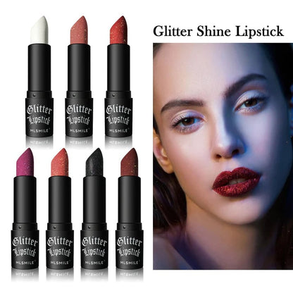 🎁🎁 Matte Long Lasting Lipstick With Fine Glitter✨✨✨