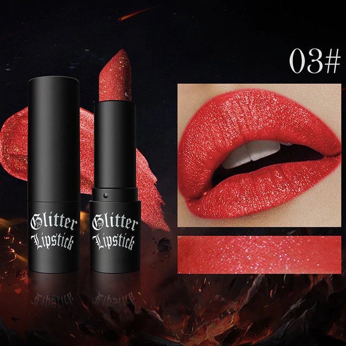 🎁🎁 Matte Long Lasting Lipstick With Fine Glitter✨✨✨