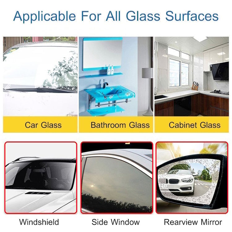 🎊 Car Glass Oil Film Cleaner ♻Safety and Long-term Protection♻
