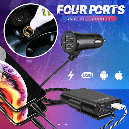 OFF Four Ports Car Fast Charger